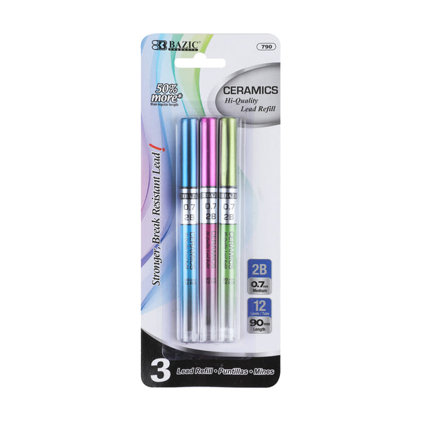 12 Ct. 0.7 mm XL Ceramics High-Quality Mechanical Pencil Lead (3/Pack)