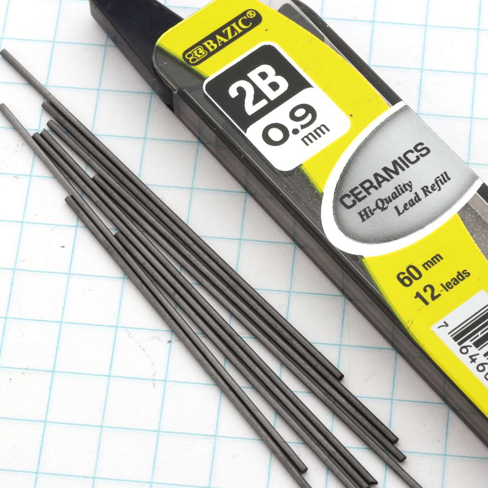 Mechanical Pencil Ceramics Lead 0.9 mm 12 Ct. (3/Pack)