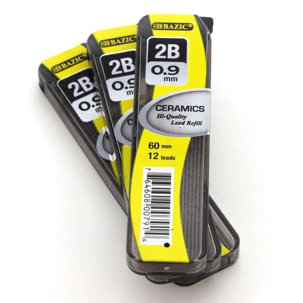 Mechanical Pencil Ceramics Lead 0.9 mm 12 Ct. (3/Pack)