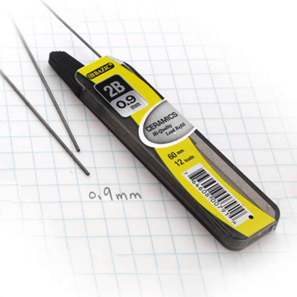 Mechanical Pencil Ceramics Lead 0.9 mm 12 Ct. (3/Pack)