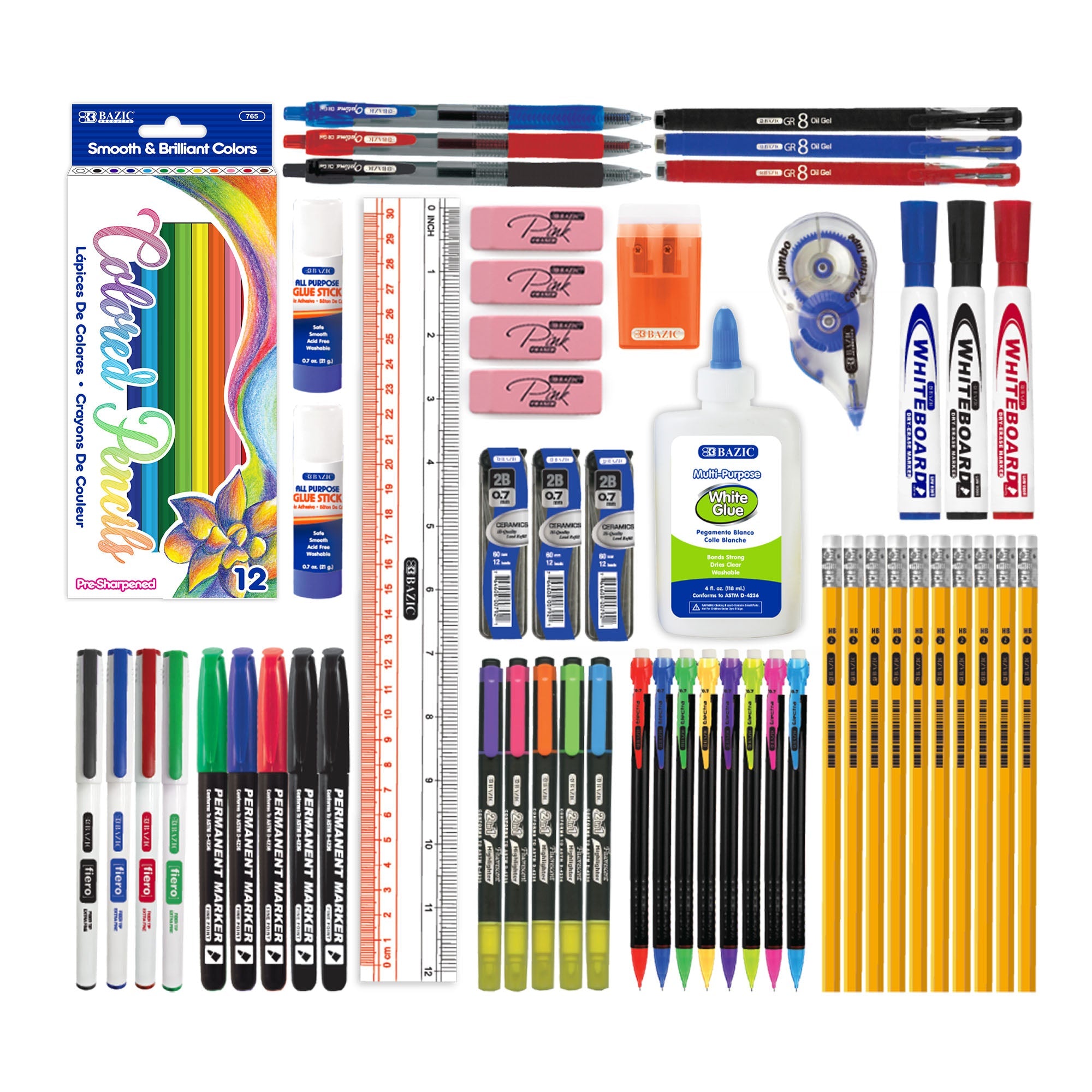 Back To School Kit 66 Pcs