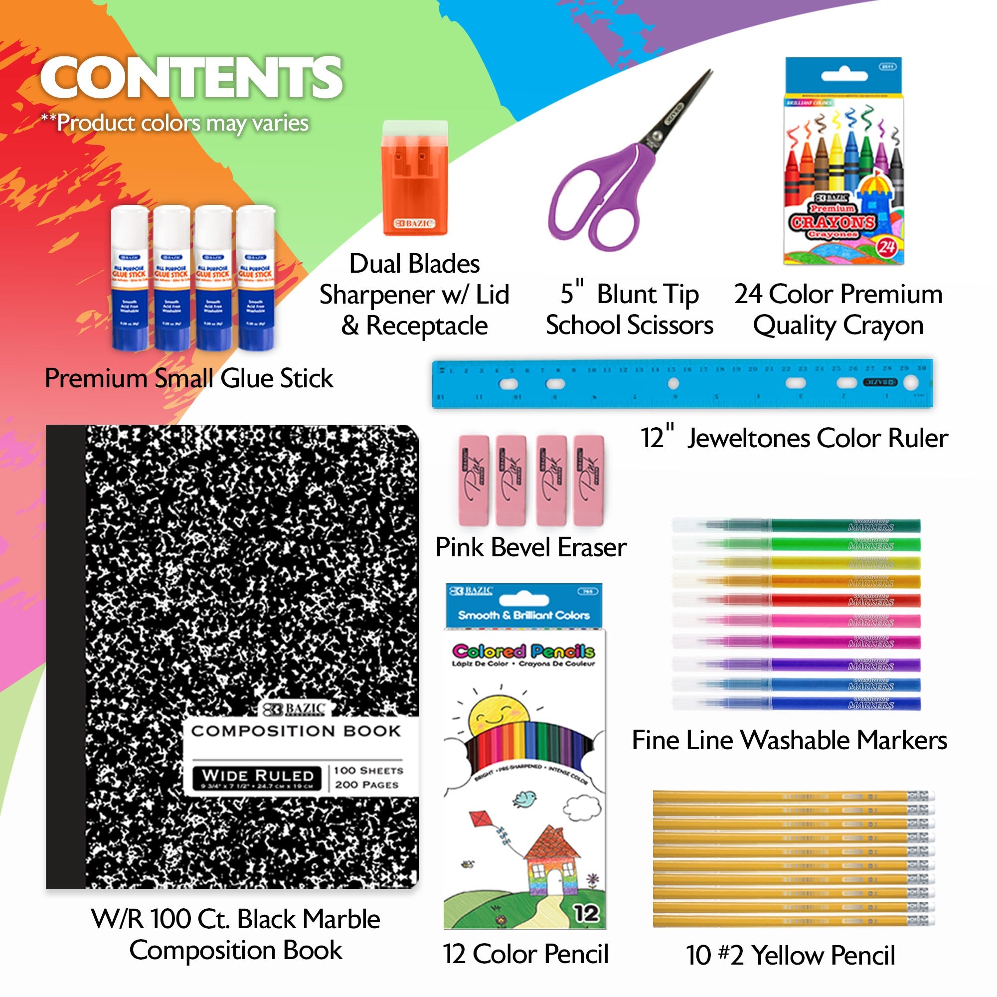 Back To School Kit Starter Pack 60 Count