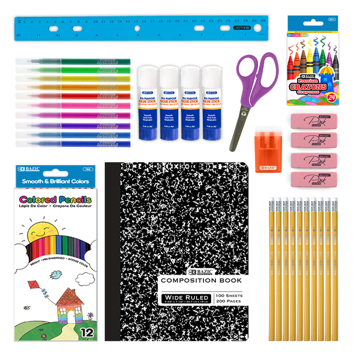 BAZIC Back To School Starter Pack – BAZIC Products