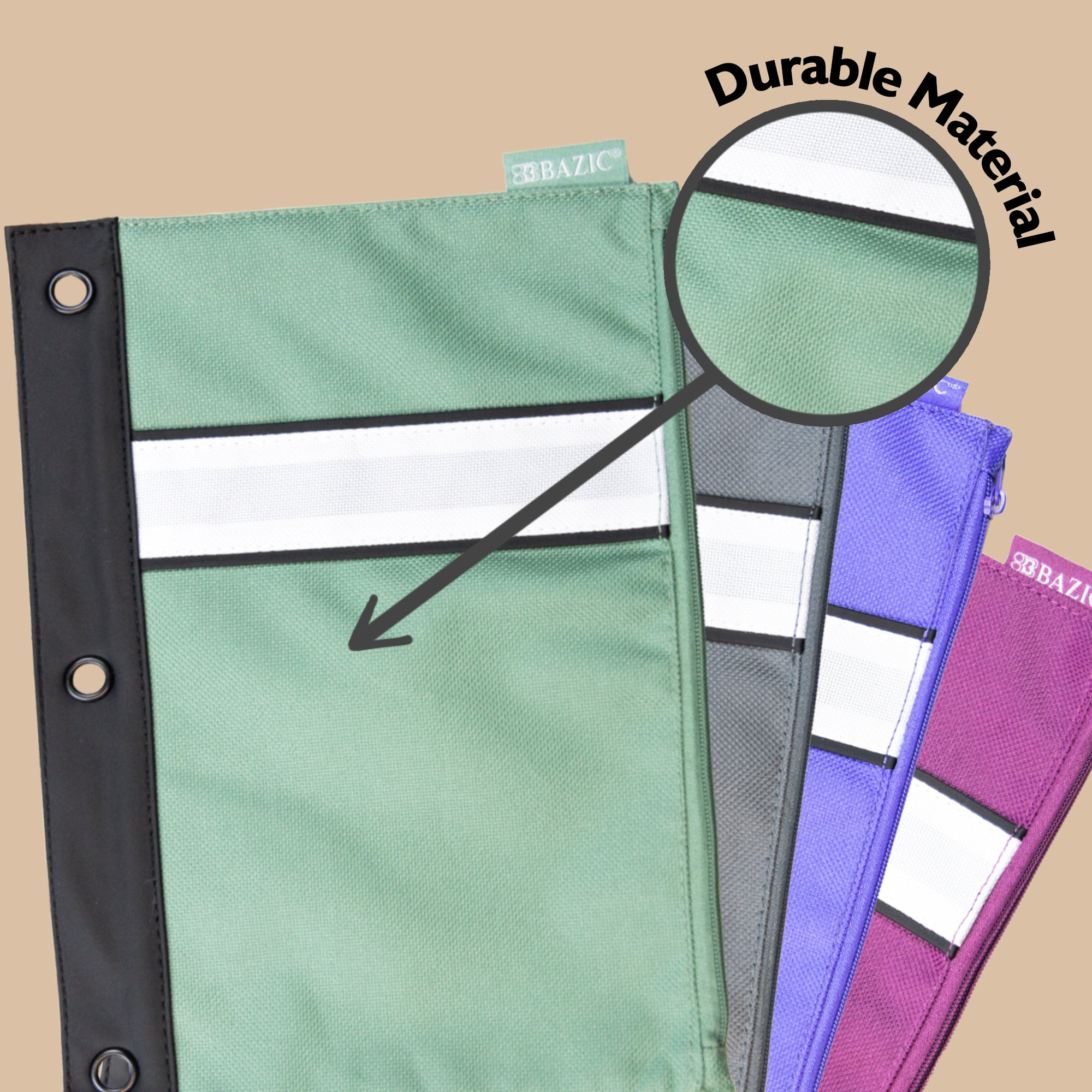 Pencil Pouch 3-Ring - Assorted Color