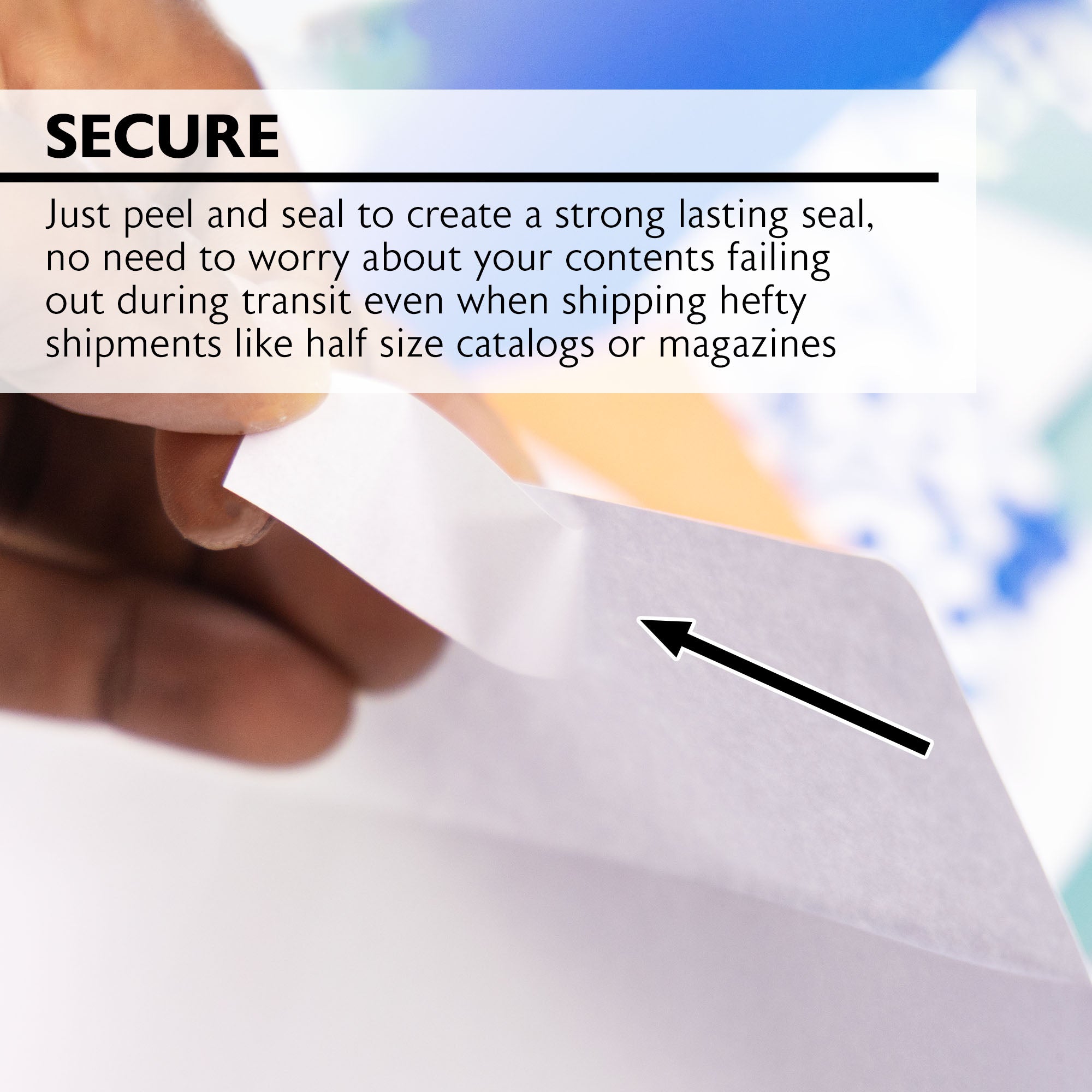 Self-Seal White Envelope 6" x 9" (6/Pack)