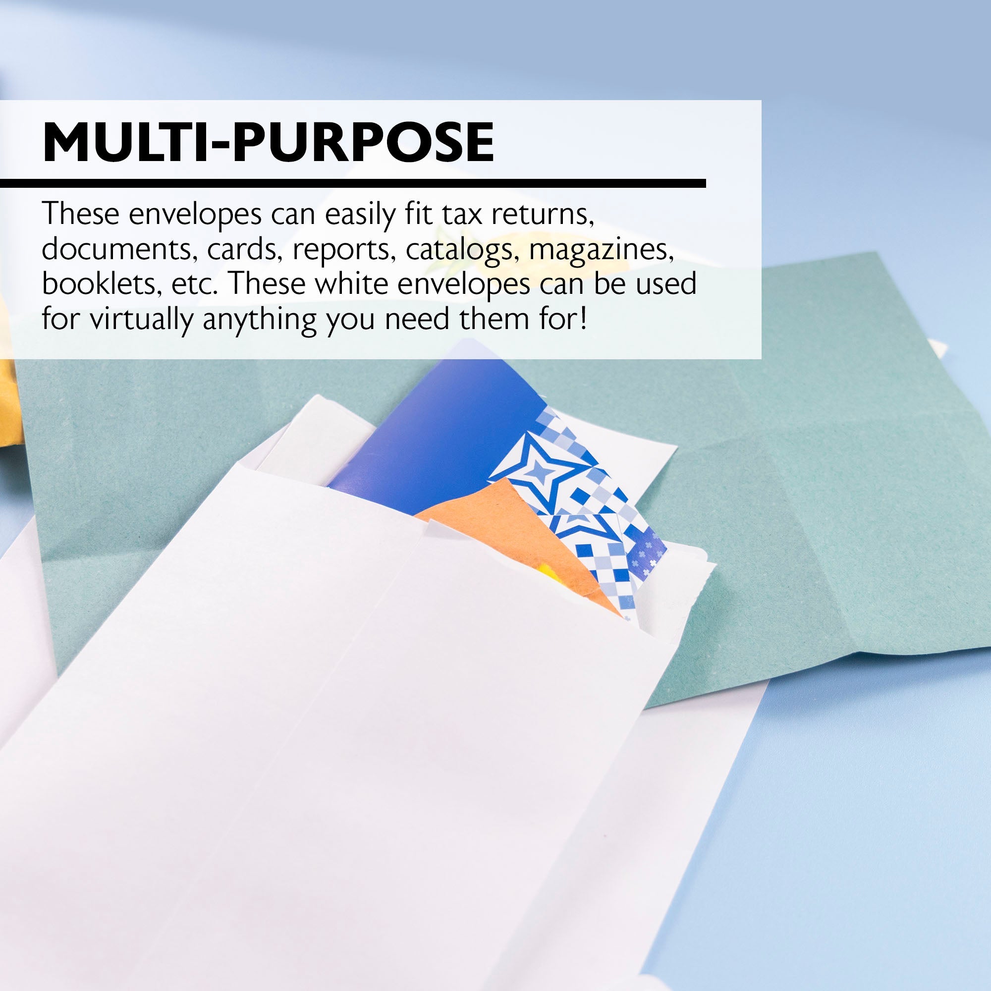 Self-Seal White Envelope 6" x 9" (6/Pack)
