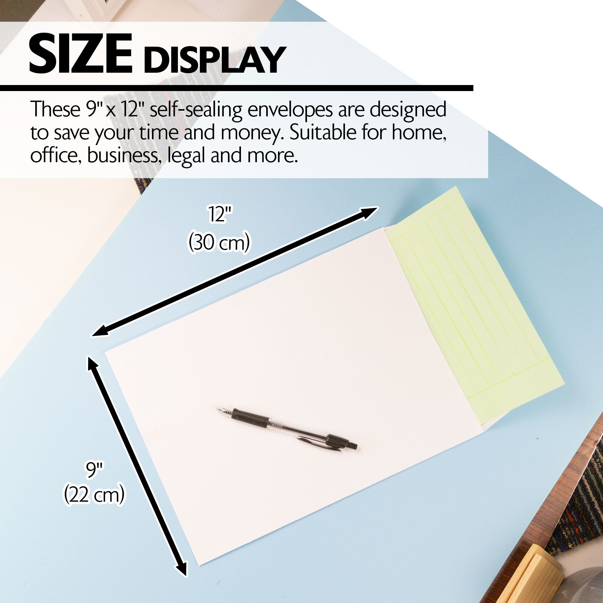 Self-Seal White Envelope 9" x 12" (5/Pack)