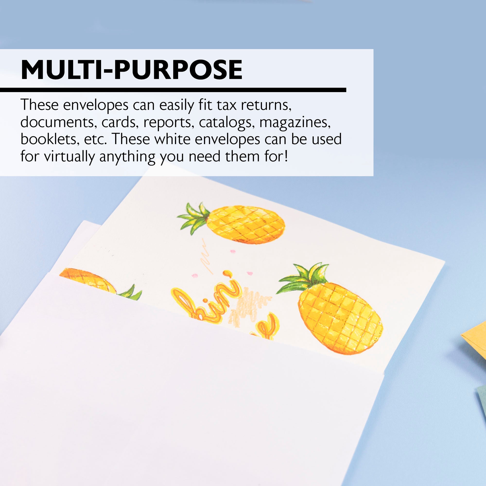 Self-Seal White Envelope 9" x 12" (5/Pack)