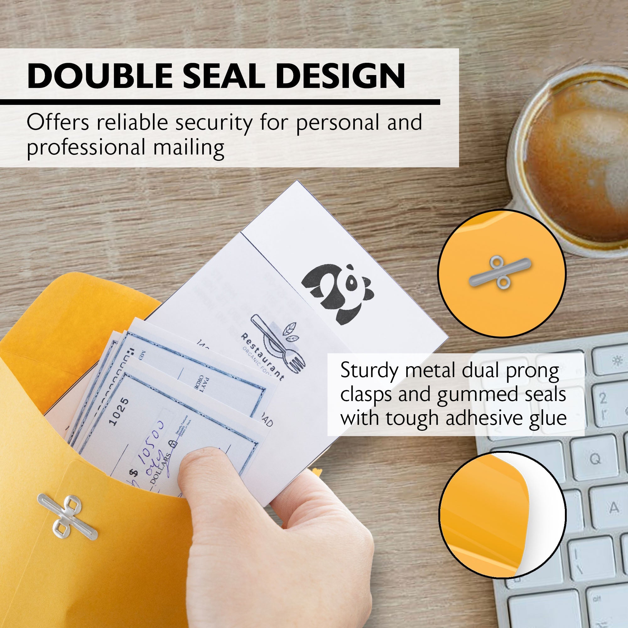 Clasp Envelope 6" X 9" (100/Pack)