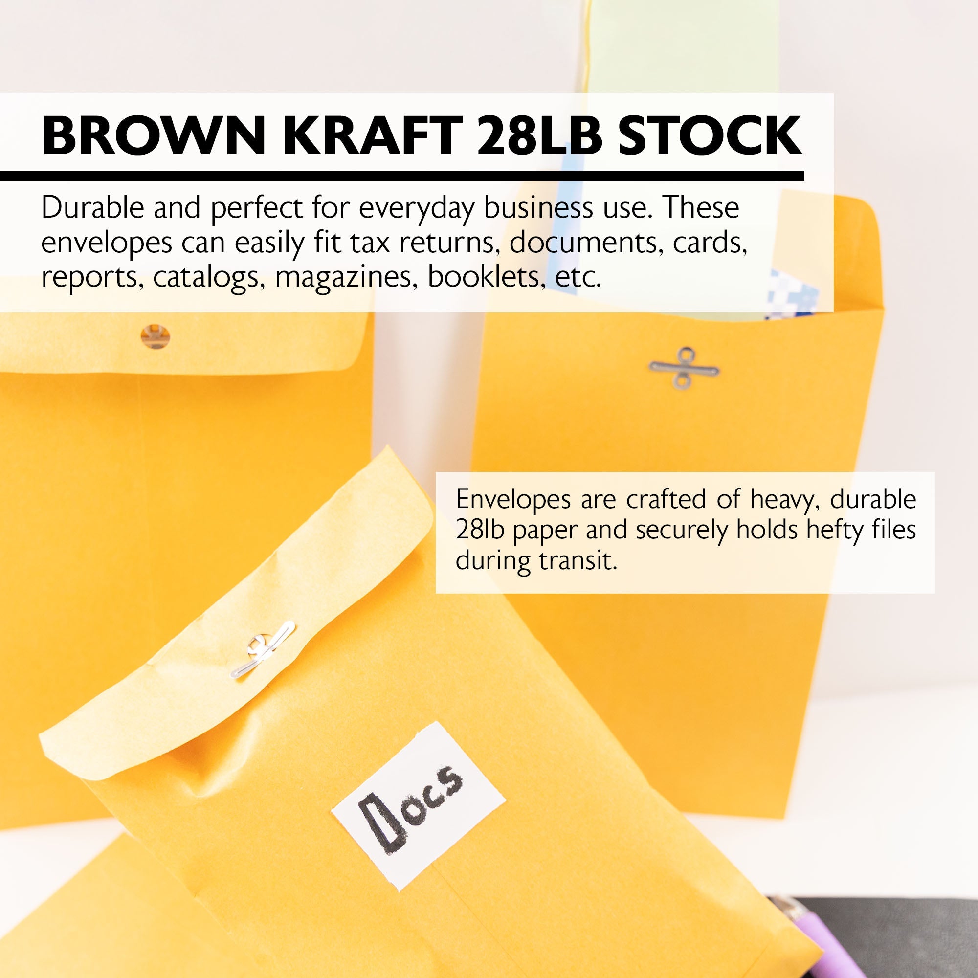 Clasp Envelope 6" X 9" (100/Pack)