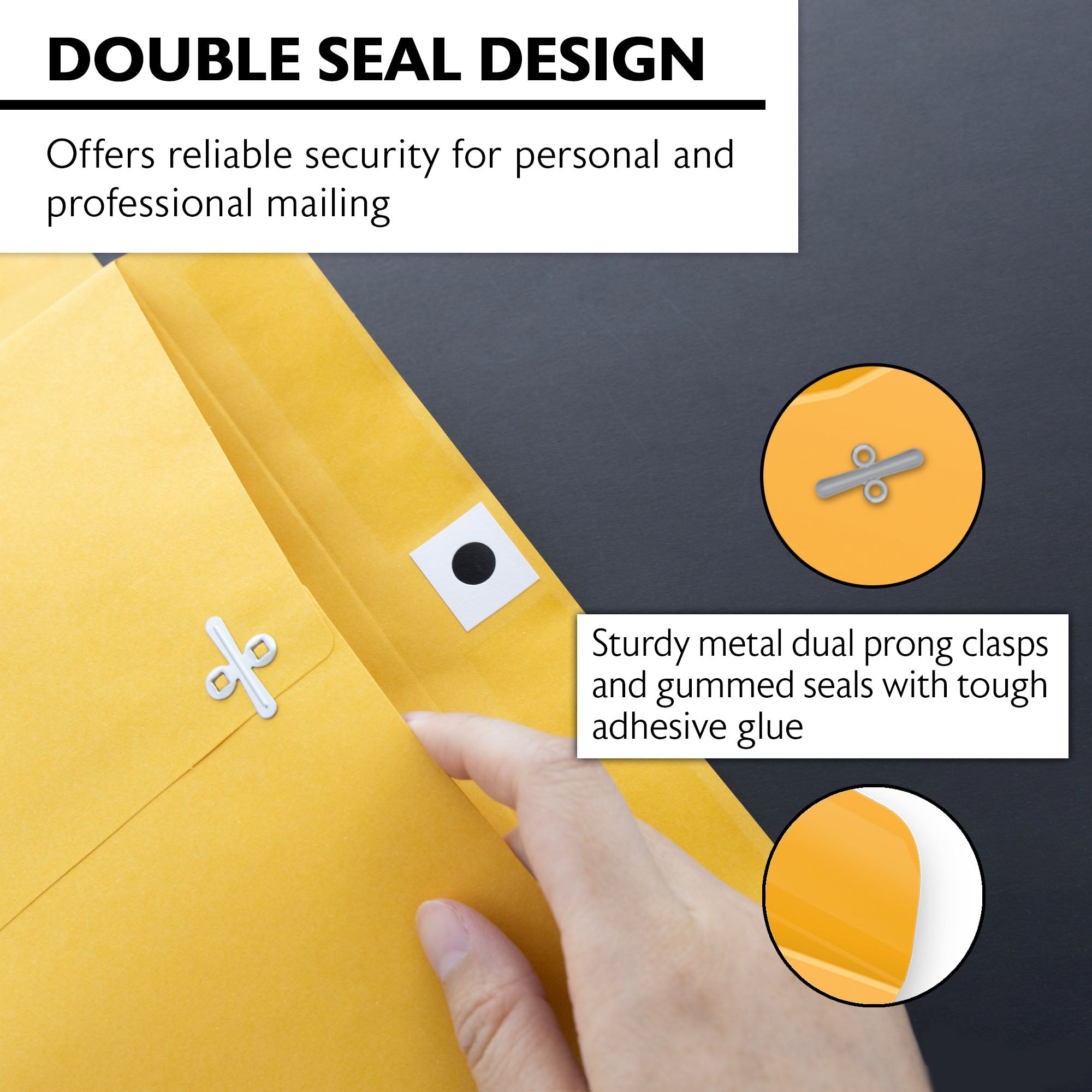 Clasp Envelope 10" X 13" (100/Pack)