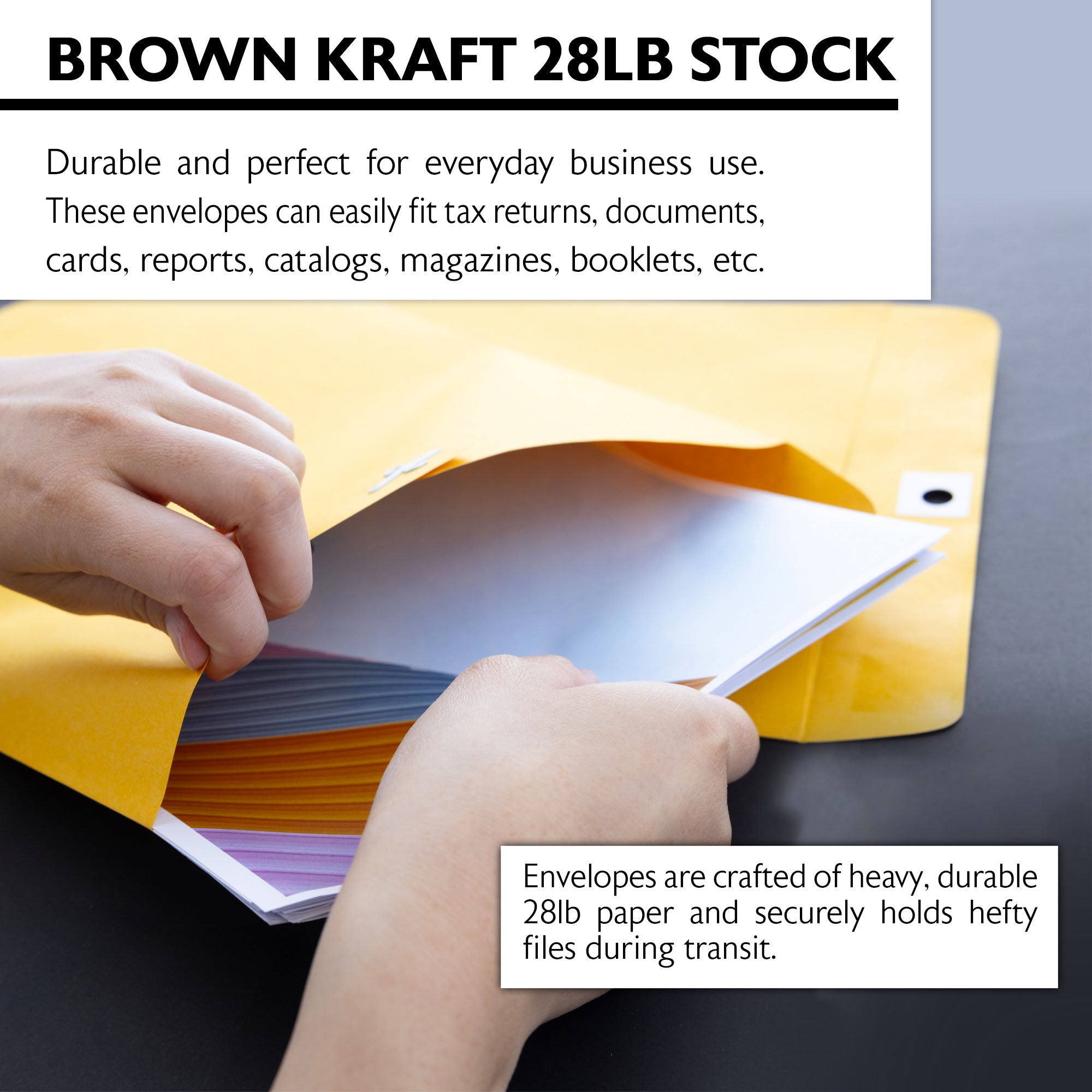 Clasp Envelope 10" X 13" (100/Pack)