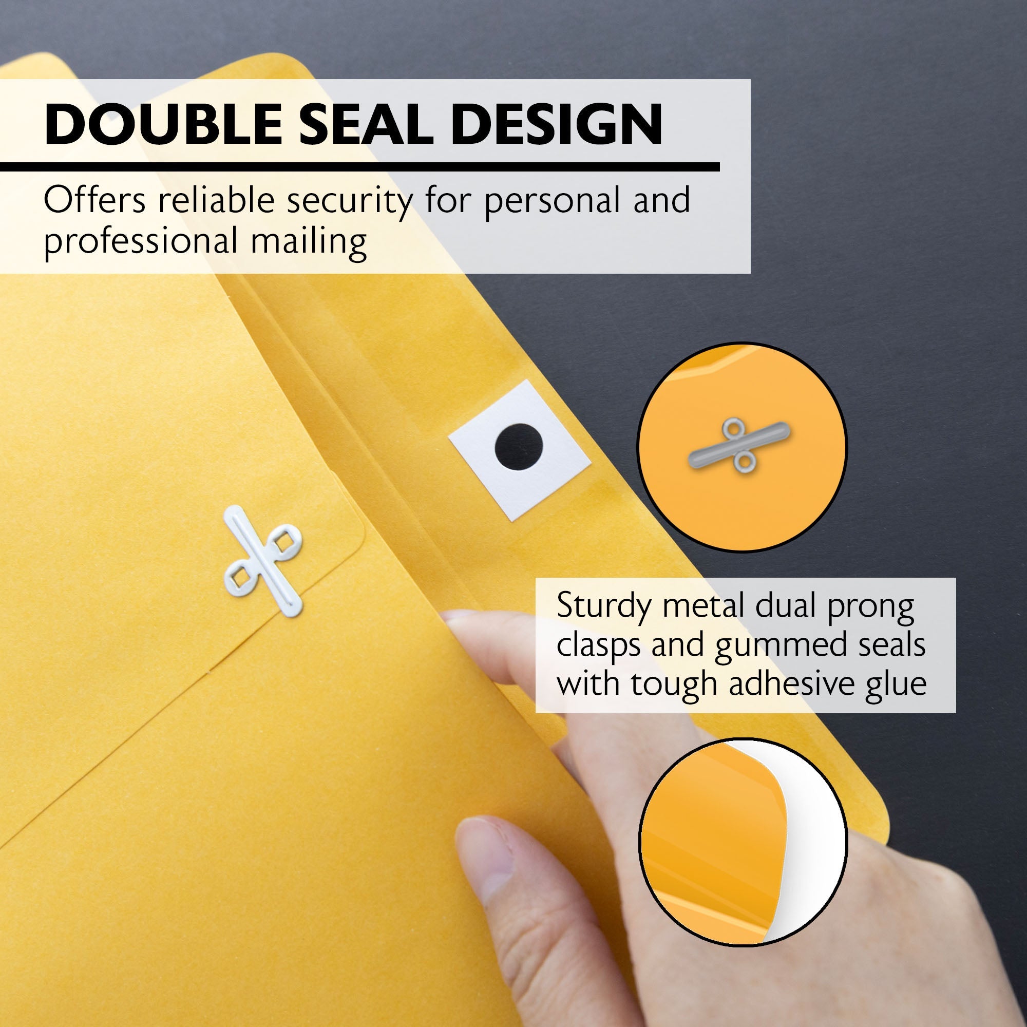 Clasp Envelope 10" X 15" (100/Pack)
