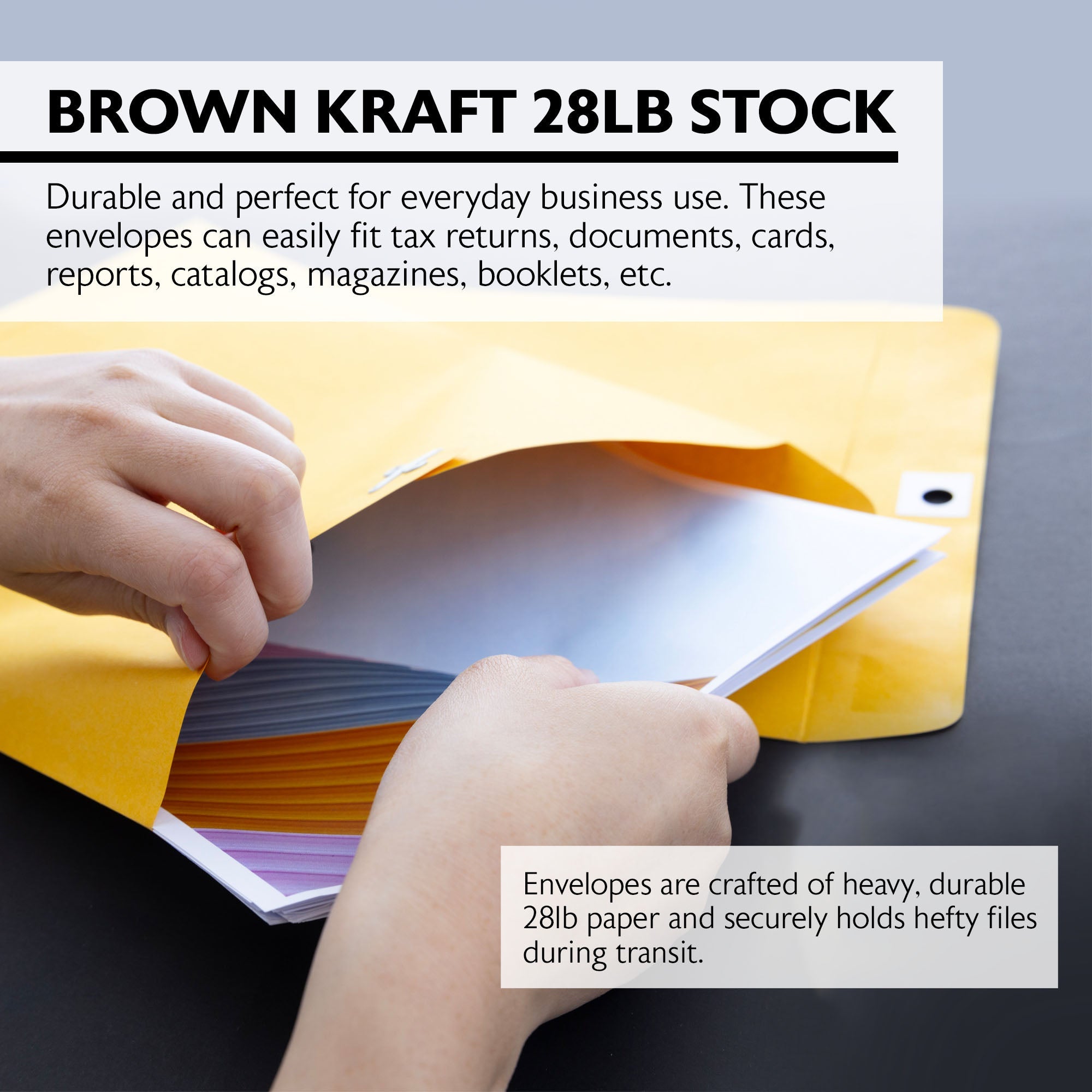 Clasp Envelope 10" X 15" (100/Pack)