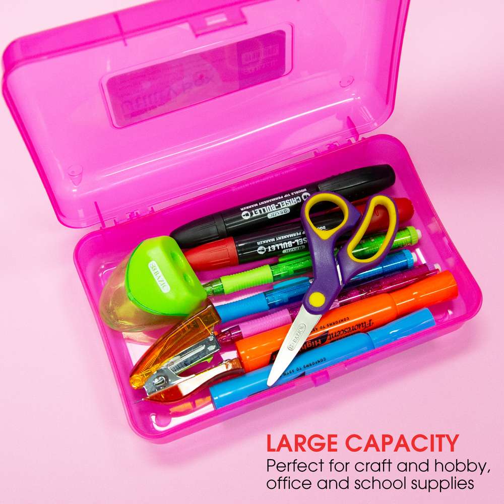 Pencil Case Multipurpose Utility Box - Bright Color