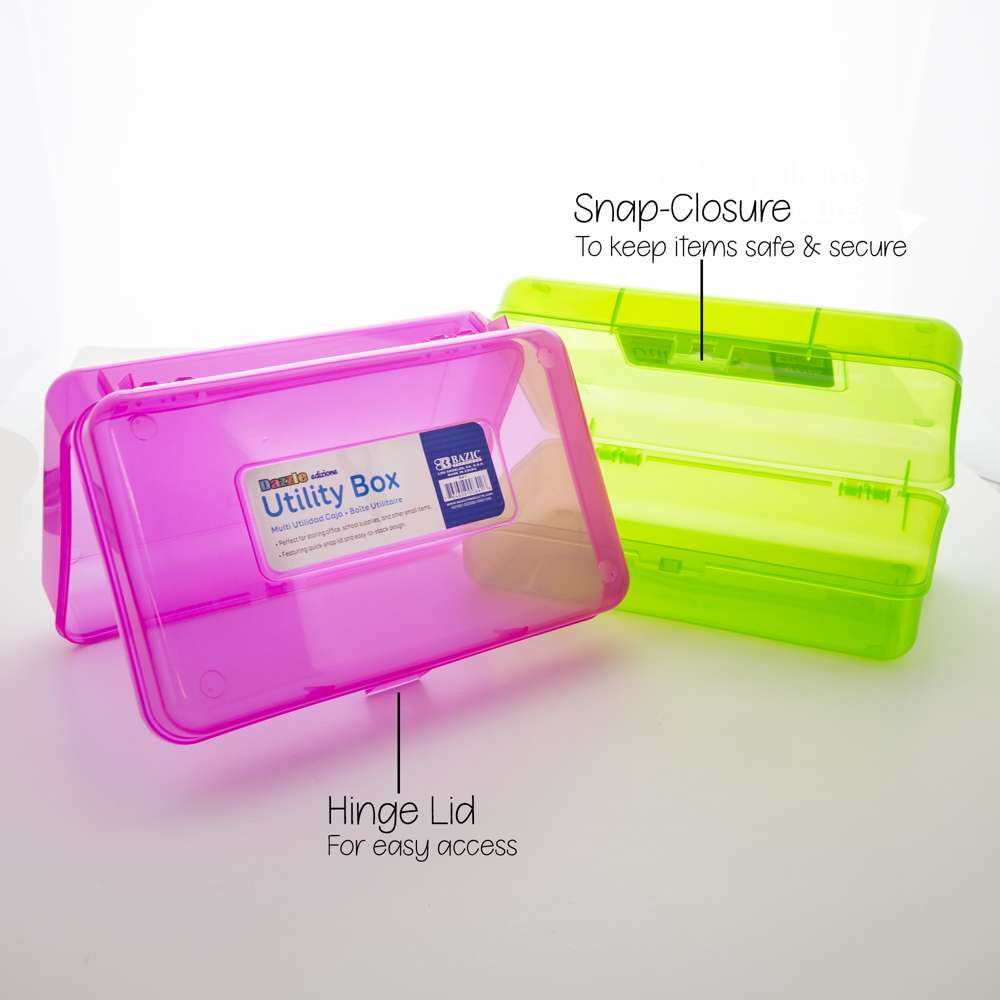 Pencil Case Multipurpose Utility Box - Bright Color