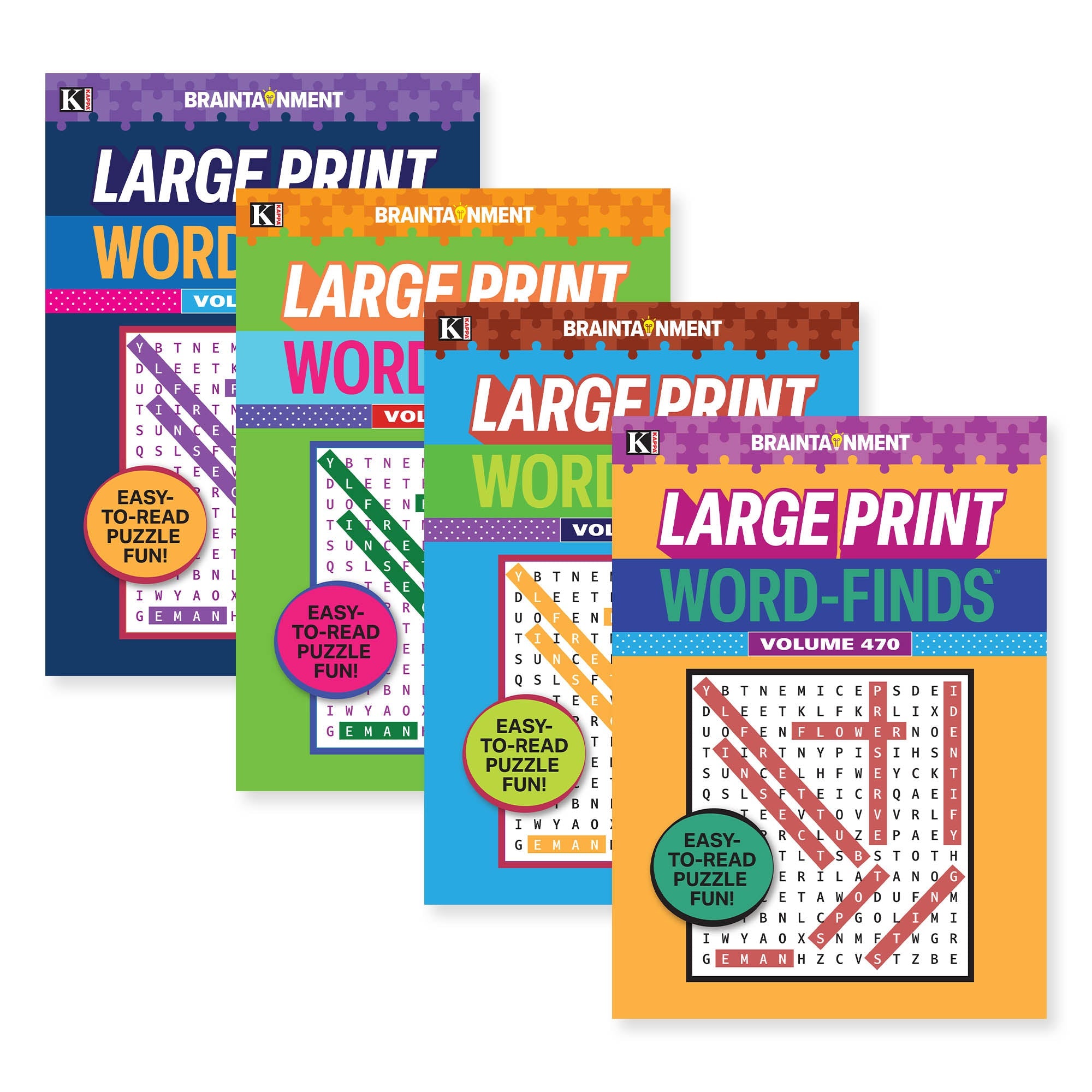 KAPPA Large Print Word Finds