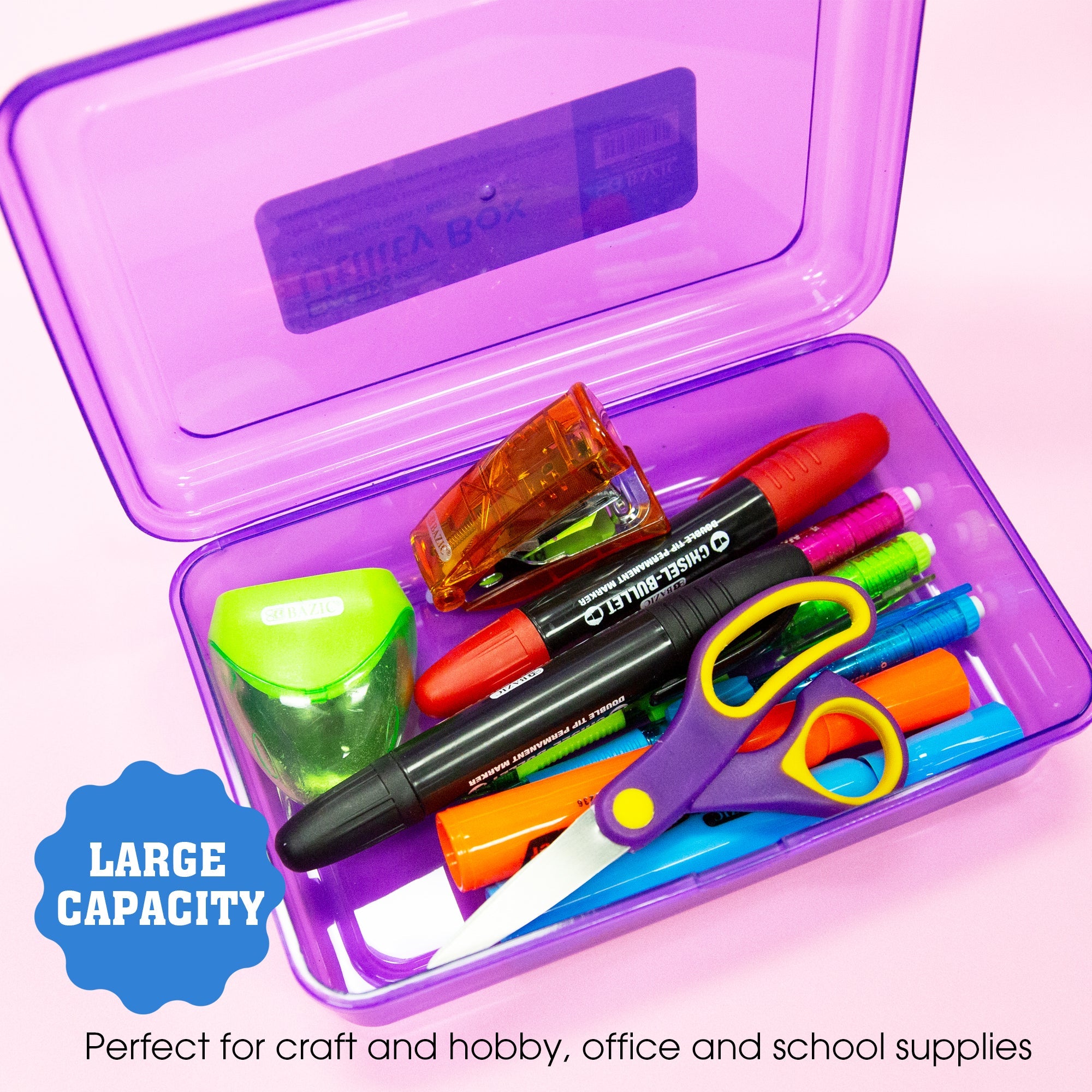 Pencil Case Multipurpose Utility Box - Basix