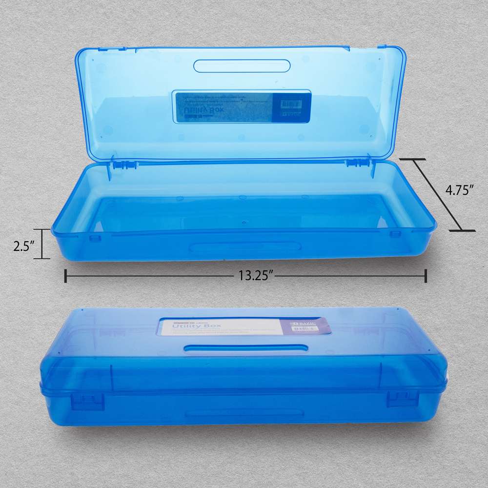 Pencil Case Multipurpose Utility Box Ruler Length