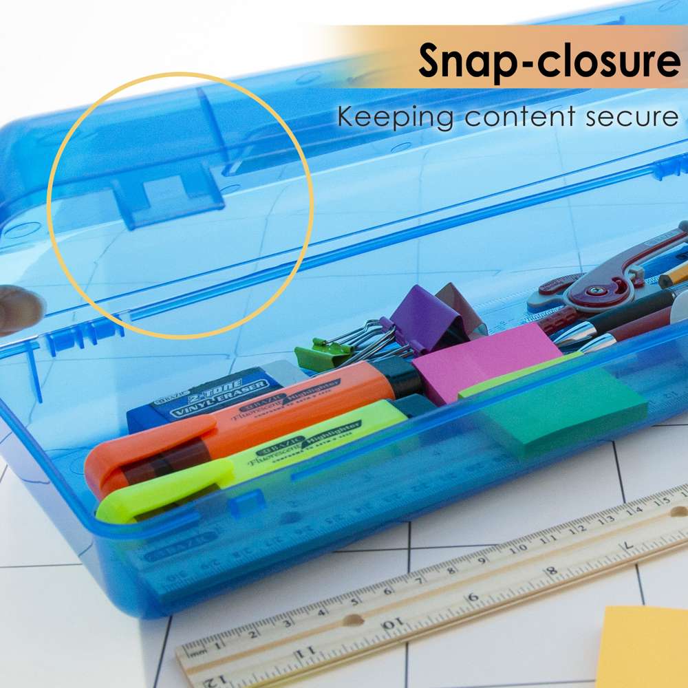 Pencil Case Multipurpose Utility Box Ruler Length