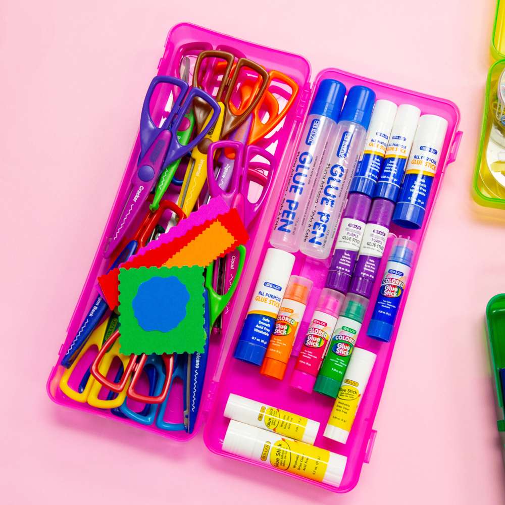 Pencil Case Multipurpose Utility Box Ruler Length