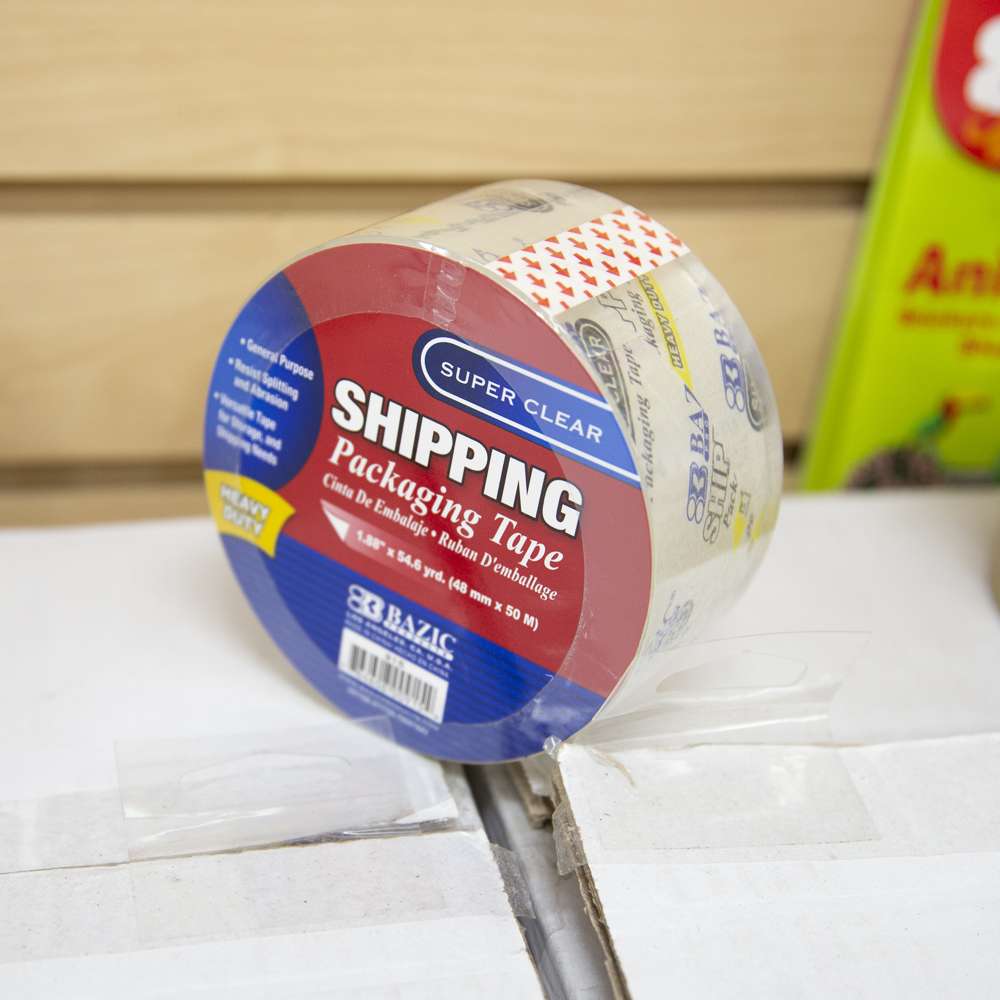Heavy Duty Super Clear Packaging Tape 1.88" x 54.6 Yards
