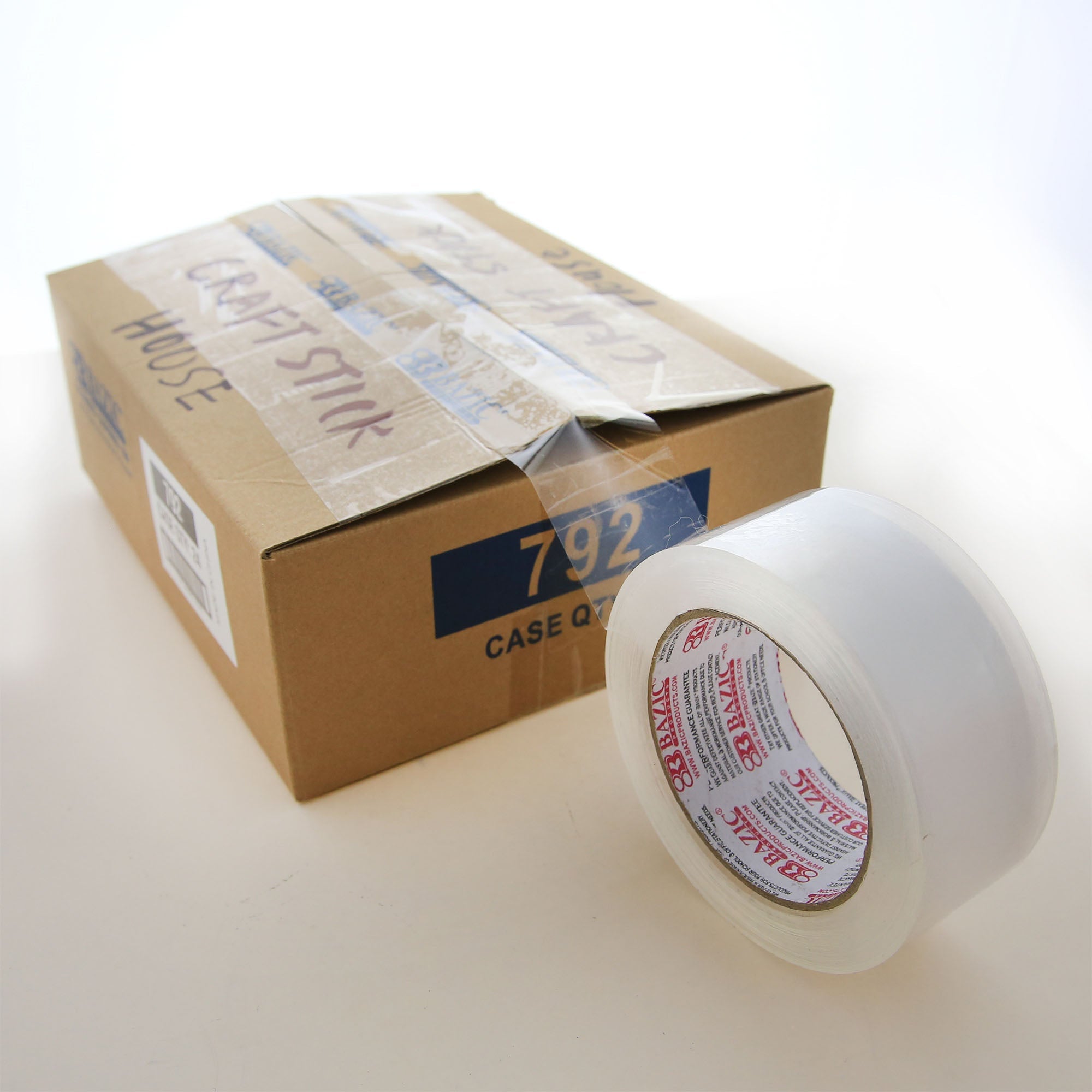 Heavy Duty Industrial Clear Packaging Tape 1.88" x 109.3 Yards (36/Box)