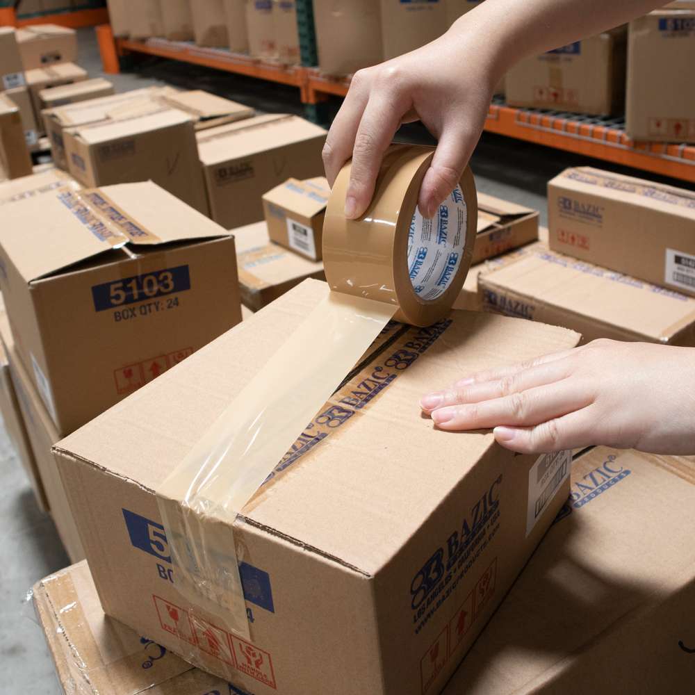 Tan Packaging Tape 1.88" X 54.6 Yards