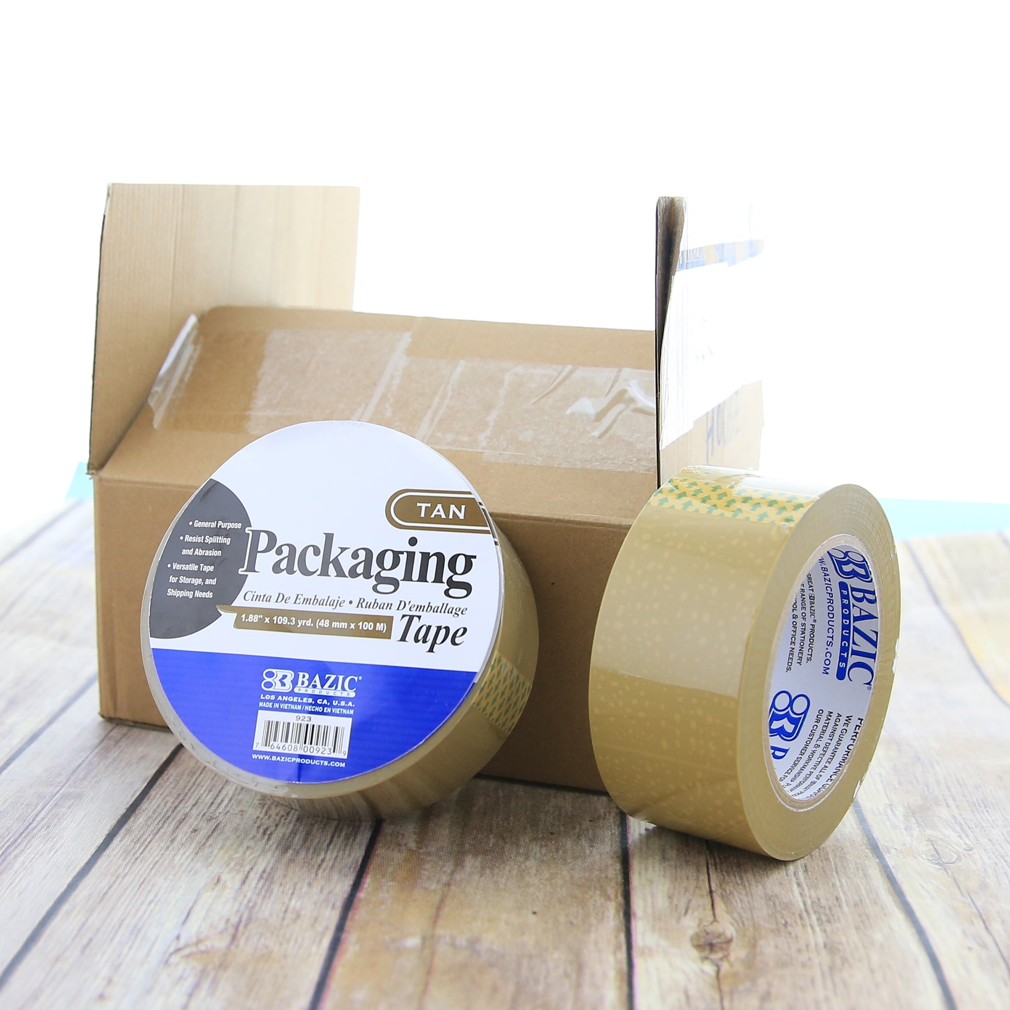 Tan Packaging Tape 1.88" X 109.3 Yards