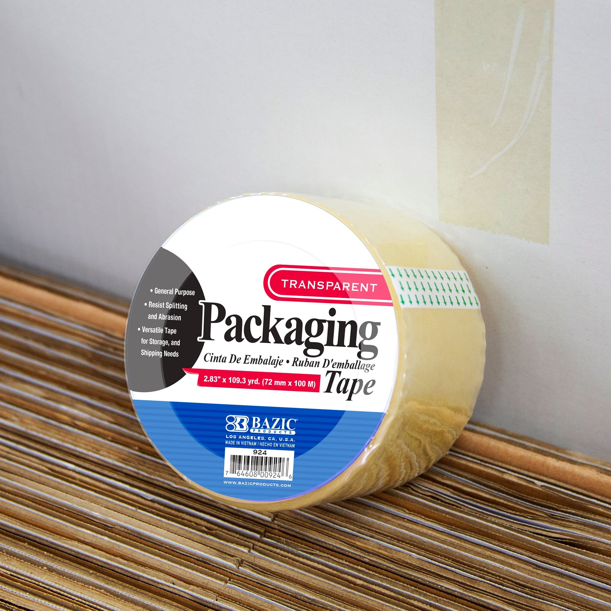 Clear Packaging Tape 2.83" X 109.3 Yards