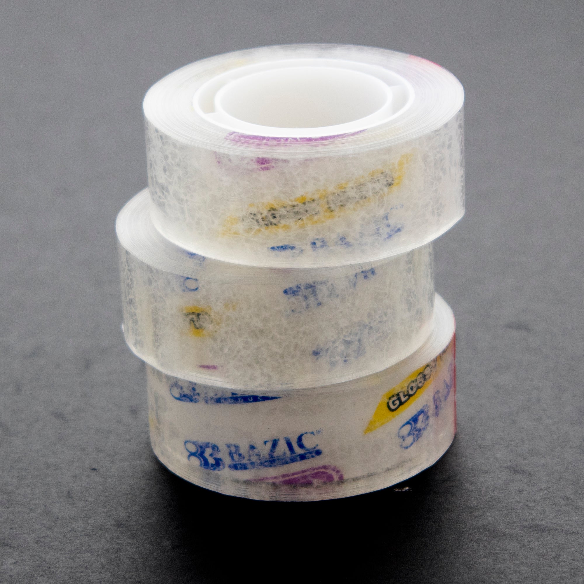 3/4" X 250" Crystal Clear Tape (3/Pack) w/ Floor Display