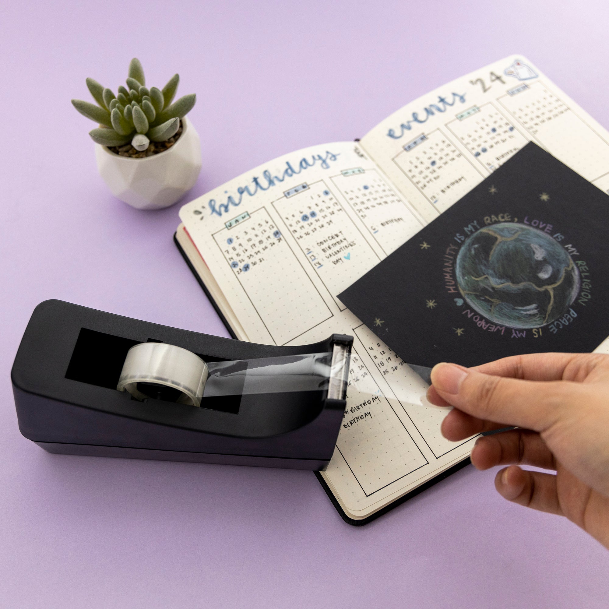 1" Core Desktop Tape Dispenser