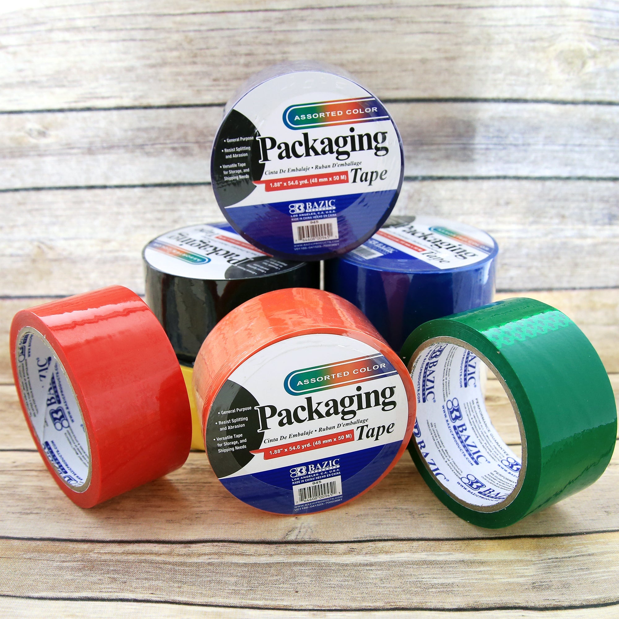 Color Packaging Tape 1.88" X 54.6 Yards
