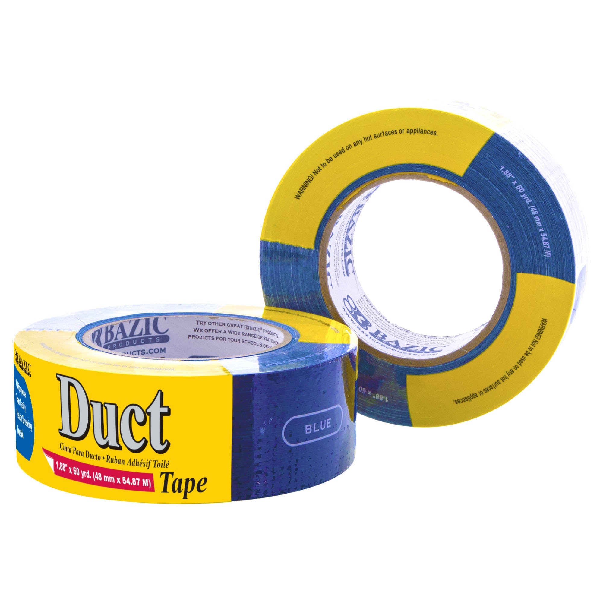 1.88" X 60 Yards Blue Duct Tape