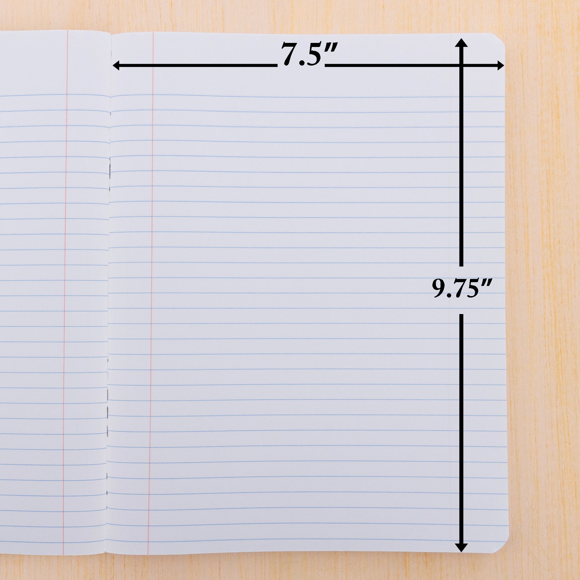 Composition Book W/R Black Marble 100 Ct.