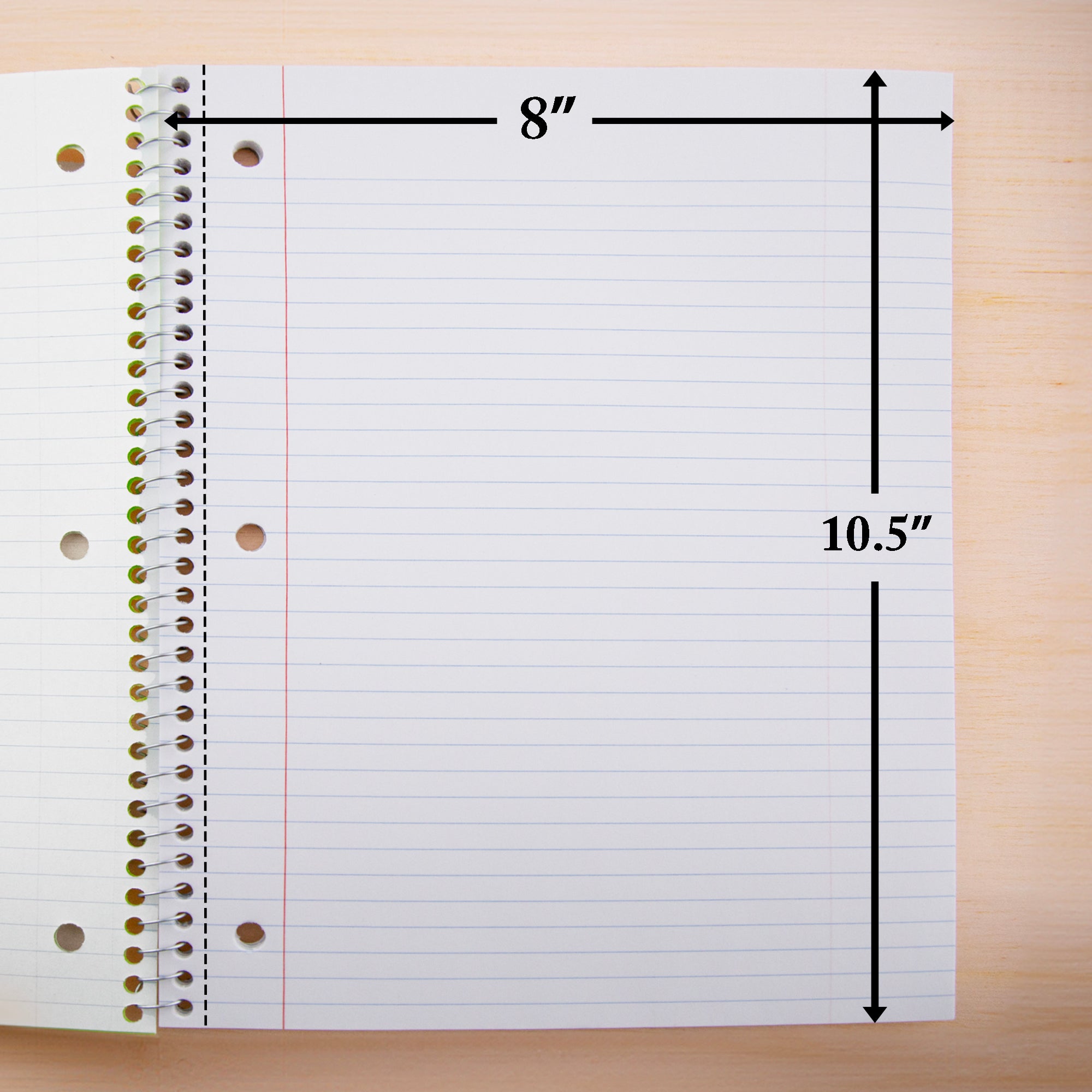 Notebook Spiral Yellow W/R 1-Subject 70 Ct.