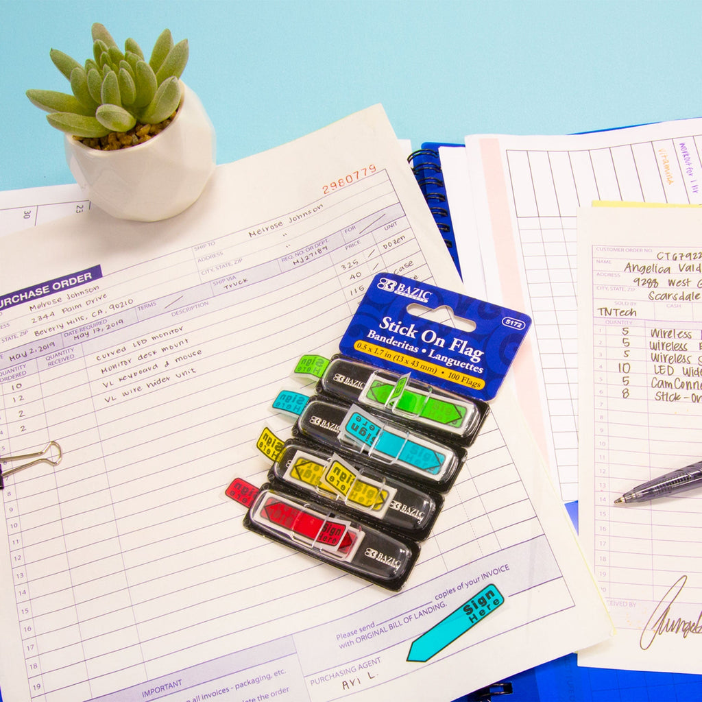 Sticky Notes - Flags – BAZIC Products