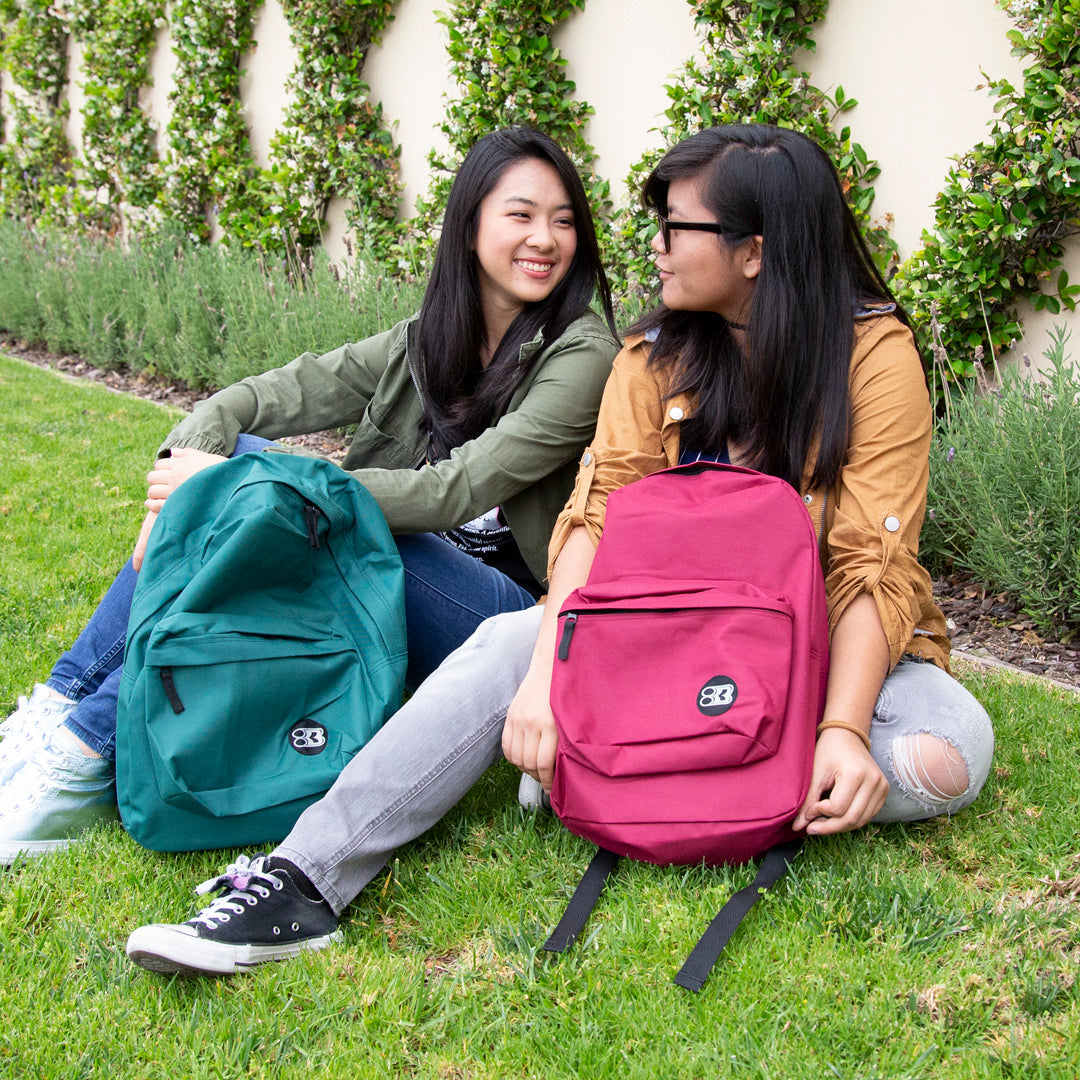 Basic 16&quot; Blue Backpack