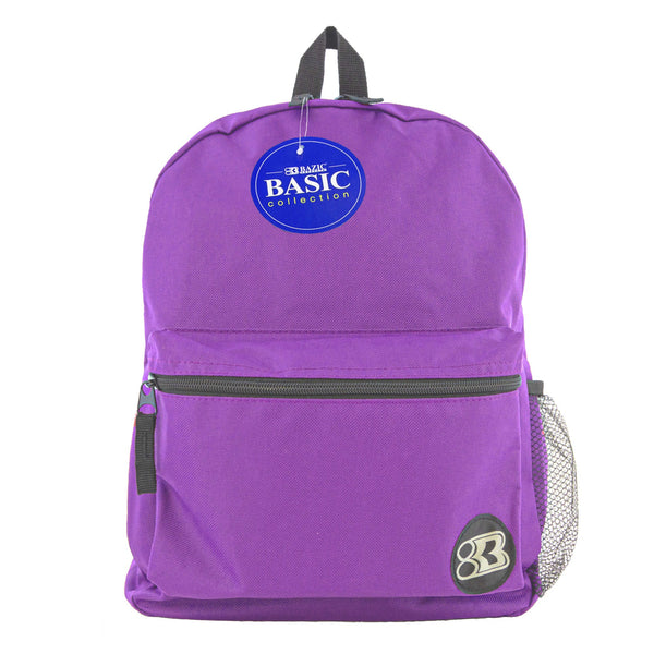 16" Purple Basic Backpack