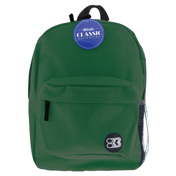 17" Green Classic Backpack