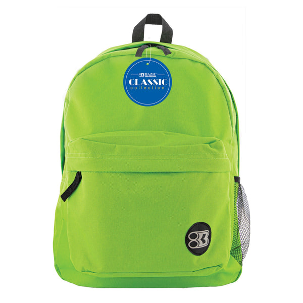 17" Lime Green Classic Backpack