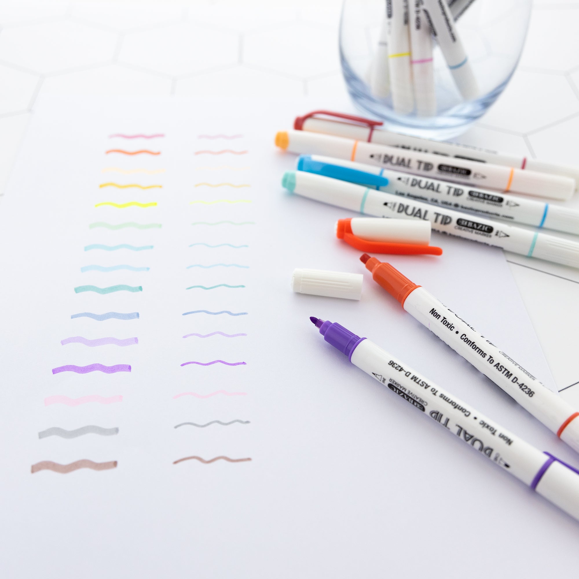 Dual Tip Creative Markers 15 Colors