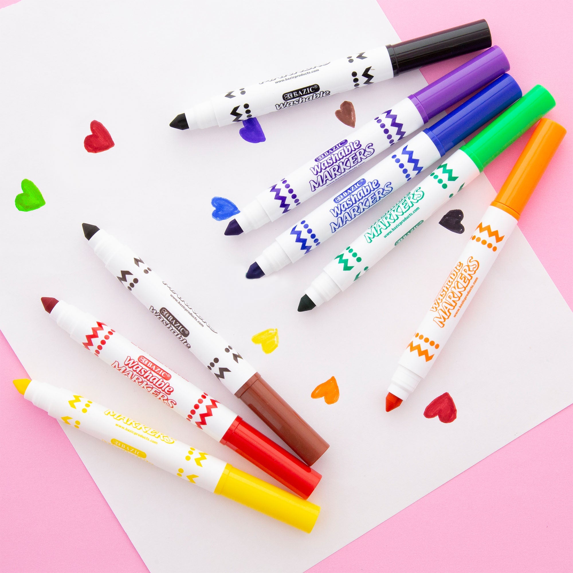 Washable Markers Broad Line Jumbo 8 Color