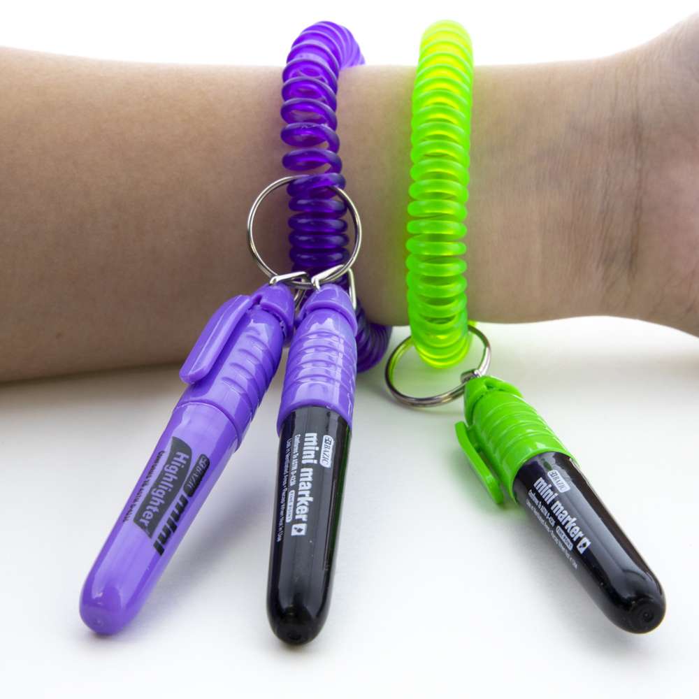 Fine Tip Mini Fancy Colors Permanent Marker (5/Pack)