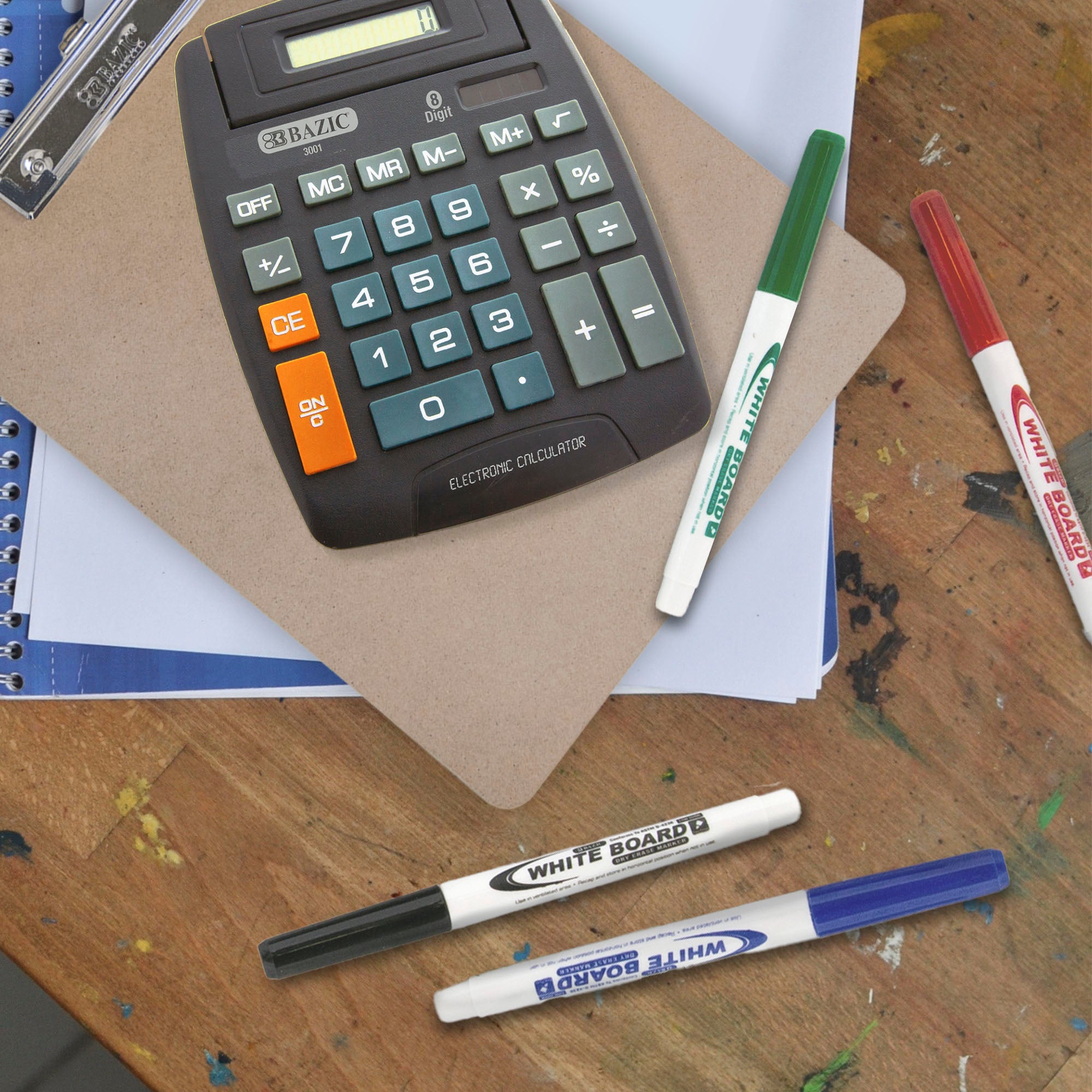 Fine Tip Assorted Color Dry-Erase Marker (4/Pack)