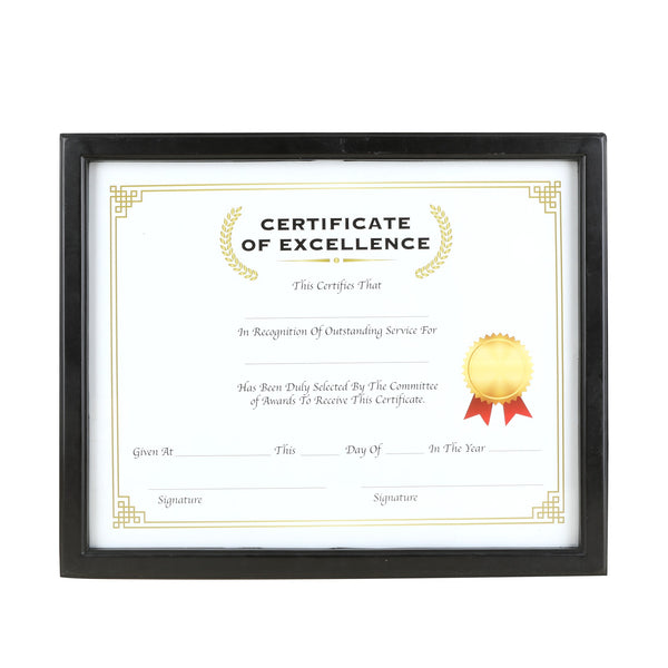 11" X 14" Multipurpose Certificate Frame w/ Glass Cover