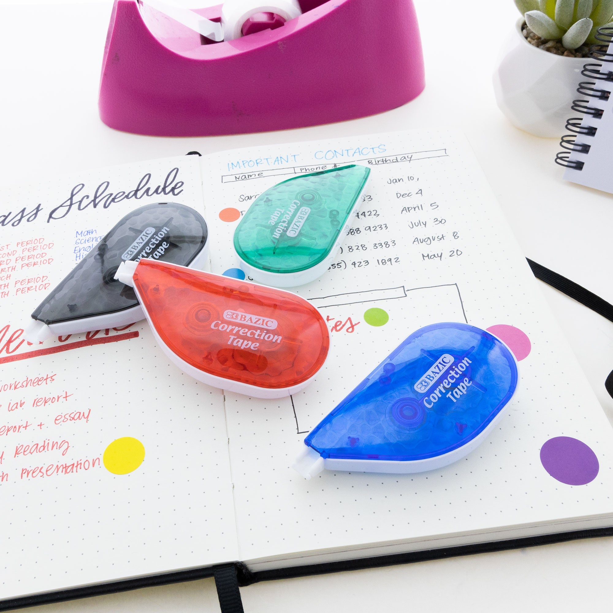 BAZIC 5 mm x 236&quot; Correction Tape