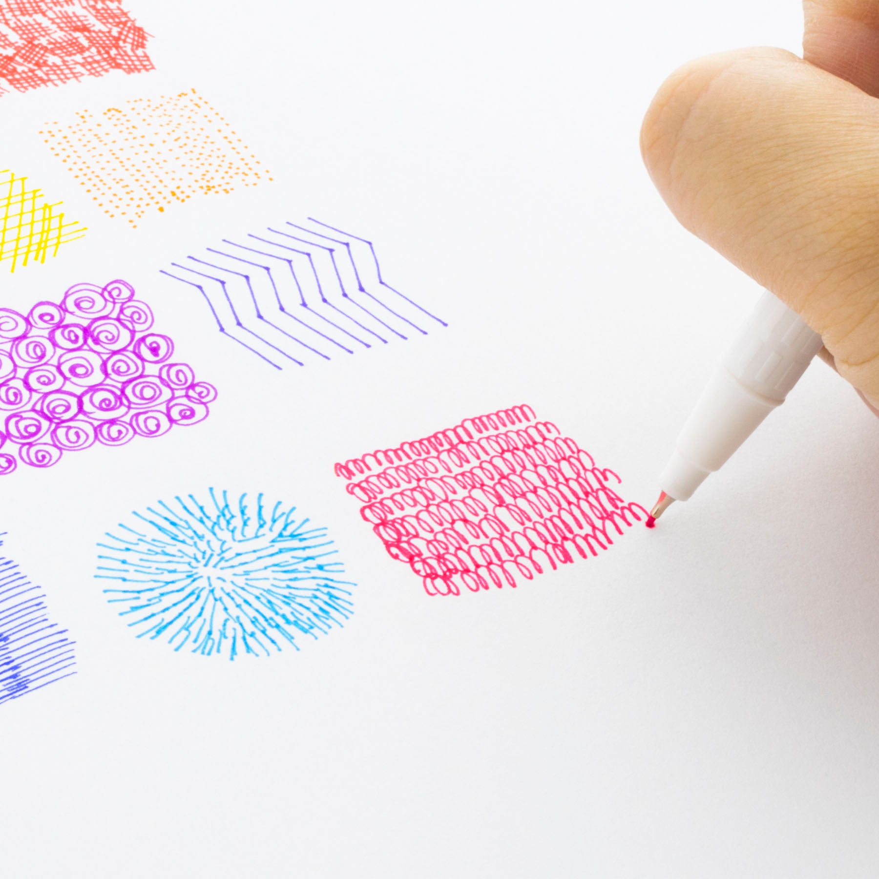 Fiero Fancy Color Fiber Tip Fineliner Pen (4/Pack)