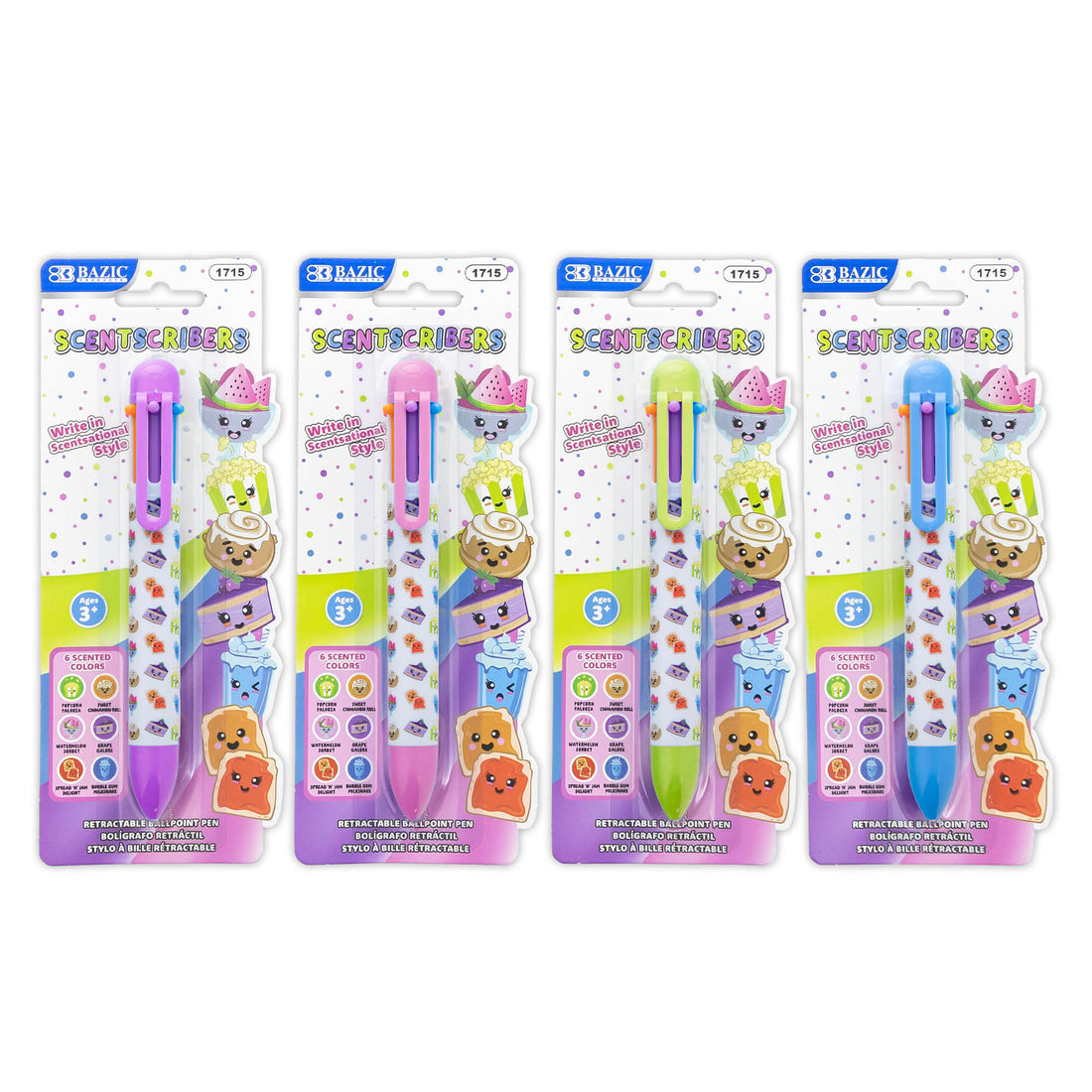 Scentscribers Scented 6-Color Pen