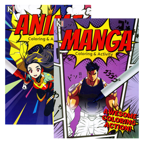 KAPPA Anime Fun Coloring & Activity Book